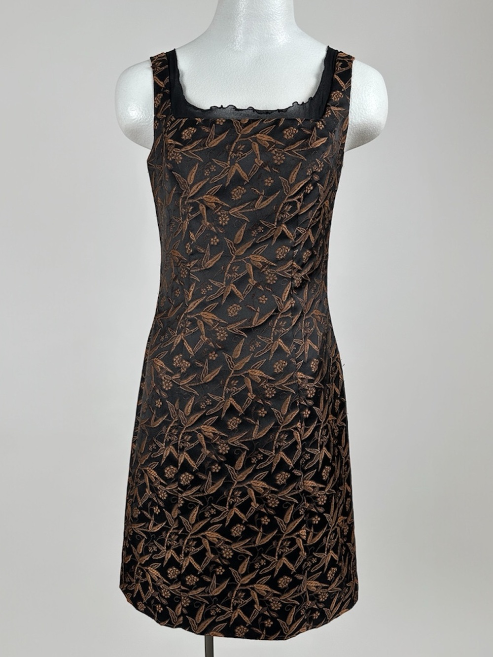 90s Vintage Betsey Johnson Brocade Dress Monica Geller Fran Fine